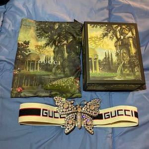 Gucci butterfly belt